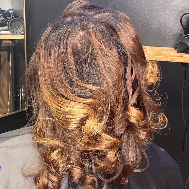 Color and Press Package at AJ Hair Studio in Silver Spring, MD